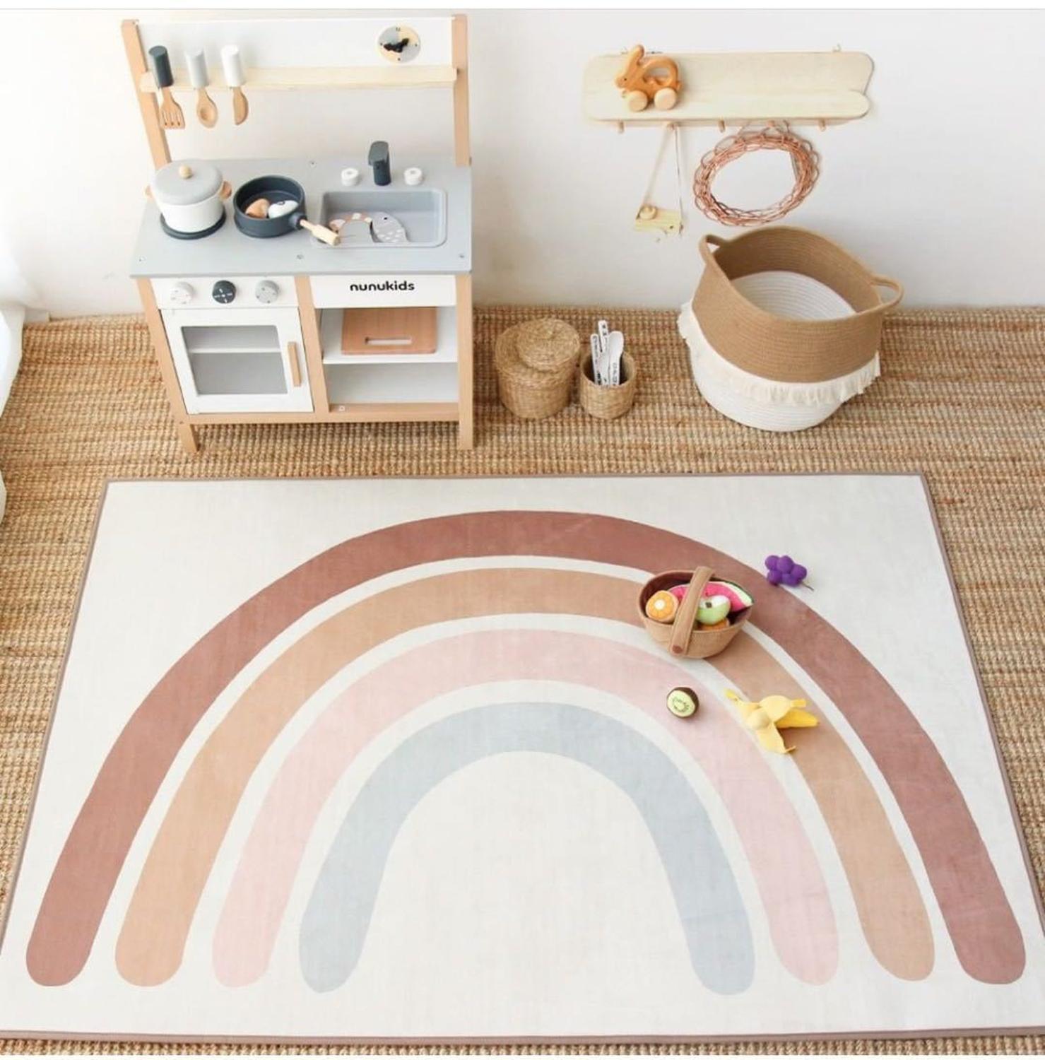 Thick and NonSlip Rainbow Playmat